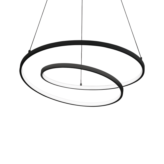 Zwis Ideal Lux Oz Sp D80 On-off Nero 4000k 342443