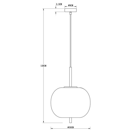 Globo Lighting Oprawa wisząca Blacky 15345H1MM