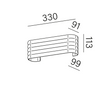 AQForm Ribby Kinkiet 26587-L930-Y3-00-82