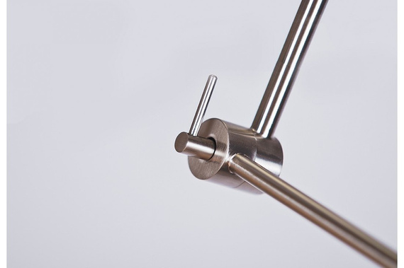 Adam S Lampa Ścienna Azzardo szara AZ1843+AZ2601