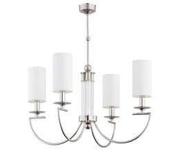 Lampa wisząca Kutek Lea LEA-ZW-4(BN/A) Nikiel błyszczący
