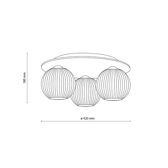 TK Lighting Virlo 11078 Plafon