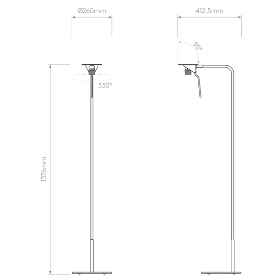 Lampa Stojąca Astro Mitsu 1394011