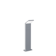 Lampa Stojąca Zewnętrzna Ideal Lux Style Pt H050 Grigio 3000k 322551