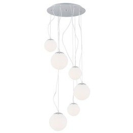Lampa wisząca szklane białe kule Argon Optica 2530