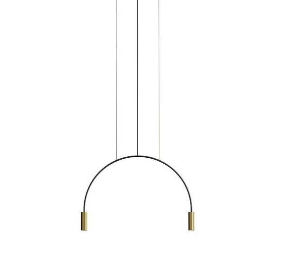 Lampa Wisząca Estiluz Volta T-3535 Czarno Złota