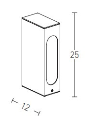 Lampa Stojąca Zewnętrzna Zambelis E211