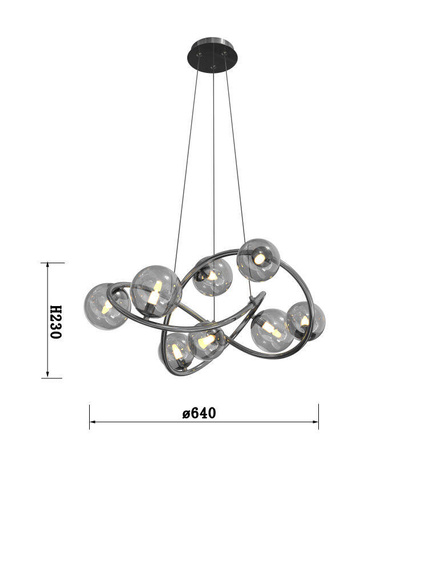 Lampa Wisząca Wofi Nancy 7014-805