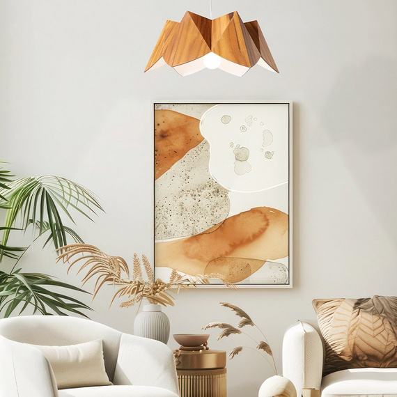 Lampa zwieszana Accord Lighting Physalis QN-PHYSALIS-P-M-TEAK