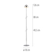 Zuma Line Bellis 003902-035433 Lampa Stojąca