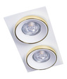 Oprawa wpuszczana w sufit Berella Light Suso 2 WH/GD BL5355