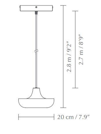 Lampa wisząca VITA Copenhagen Cassini 2361