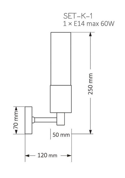 Kinkiet Kutek Mood Seti SET-K-1(N)