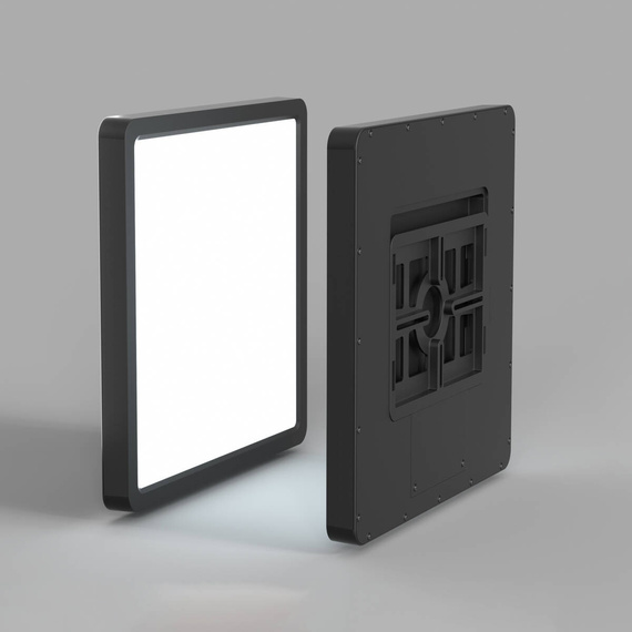 Italux Bastia sufitowa PLF-83625-230S-18W-BL Czarna