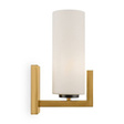 Lampa ścienna w kolorze złotym Maytoni Fortano MOD089WL-01BS
