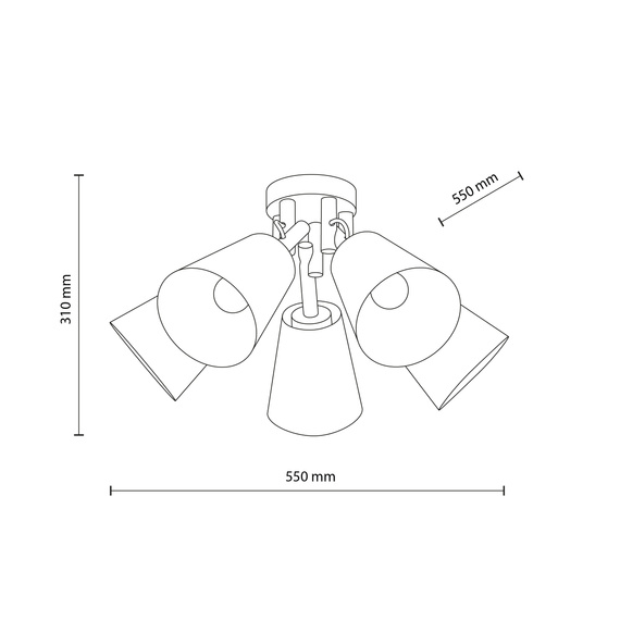 TK Lighting Vaio 11606 Plafon