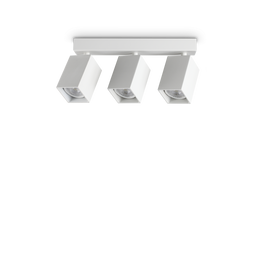 Kinkiet Ideal Lux Dynamite Pl3 Linear Square Bianco 367415