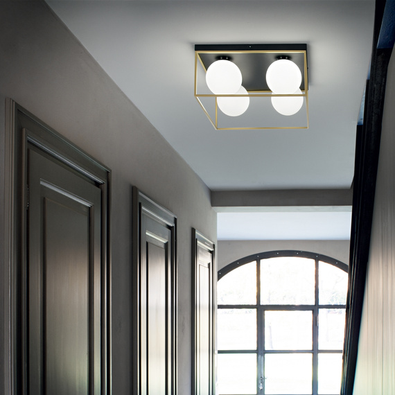 Lampa Sufitowa Ideal Lux Lingotto Pl4 Nero 327860