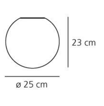 Lampa ścienna Artemide Dioscuri 0112010A