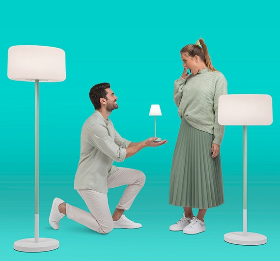 Lampa Stojąca Zewnętrzna Moosee Chloe LUMCHLPLTSSNW