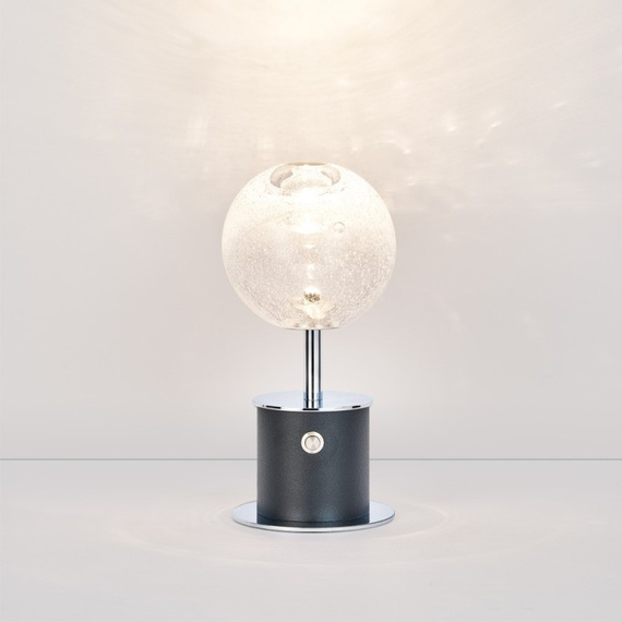 Lampka nocna czarna Ramko Nela 66542 