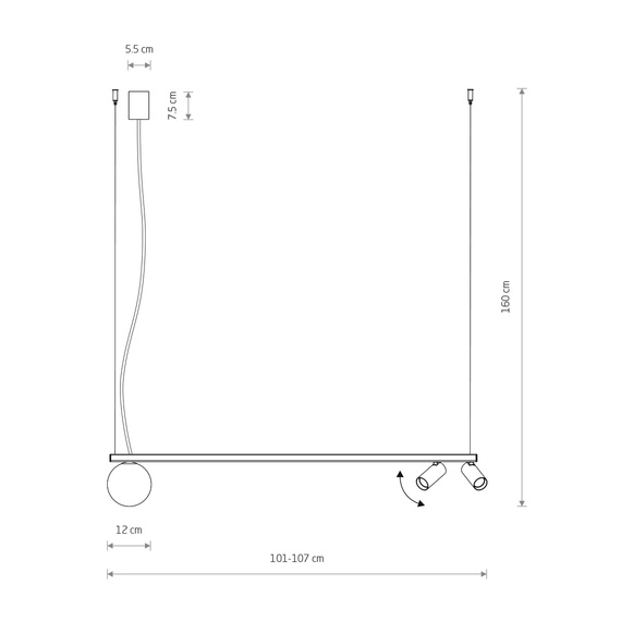 Lampa Wisząca Nowodvorski Fourty 11471