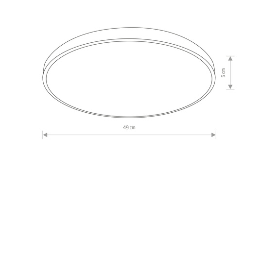 Plafon Nowodvorski Agnes Round Led Pro 10974