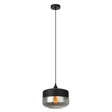 Lampa wisząca Italux Molina MDM-2380/1 BK+SG