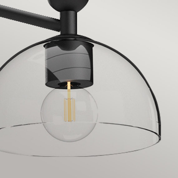 Zwis Elstead Lighting ALM-JUDE3-MB-CL