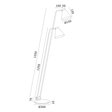Lampa Podłogowa Argon Avalone 7076