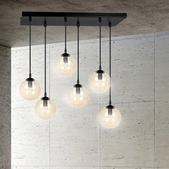 Zwis COSMO 6 BL MIODOWY czarny (713/6) - Emibig