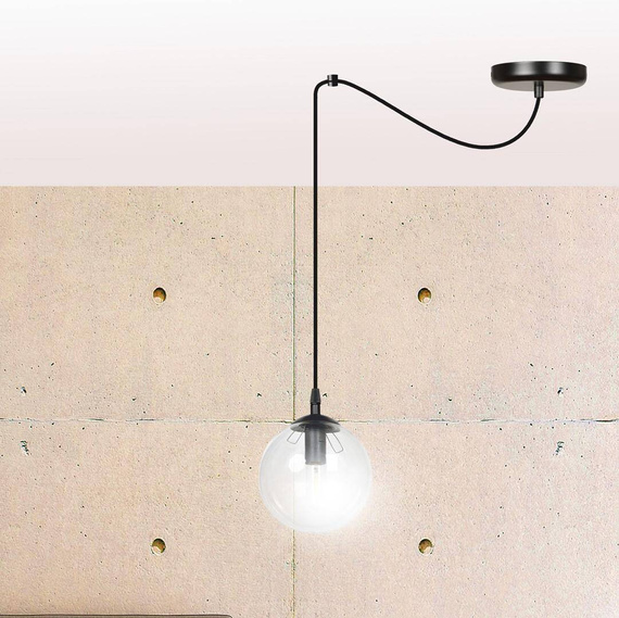 Zwis GIGI 1 BL TRANSPARENT czarny (936/1) - Emibig