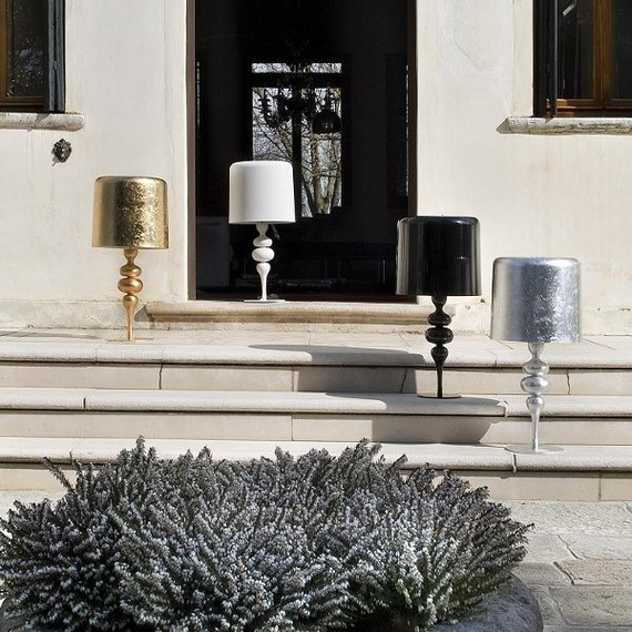 Lampka Stołowa MASIERO Eva TL3+1G biała