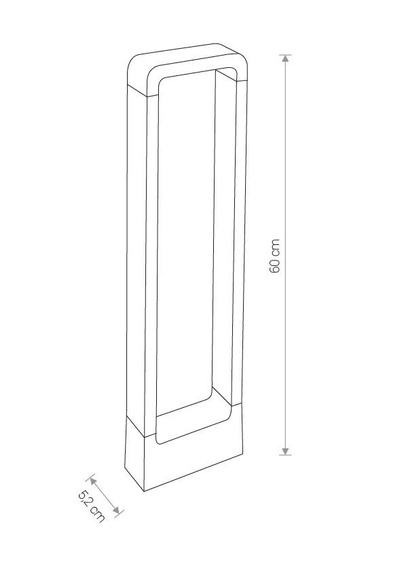 Lampa Stojąca Zewnętrzna Nowodvorski Thika 9118