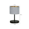 Lampka nocna HILDE LN1 BL GRAY czarny (1050/LN1) - Emibig