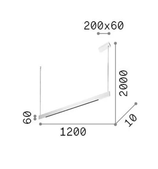 Lampa Wisząca Ideal Lux Desk accent 336183