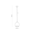 Zwis TK Lighting Devi 4646