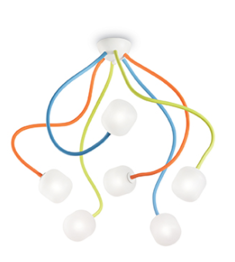 Lampa wisząca Ideal Lux OCTOPUS PL6 COLOR