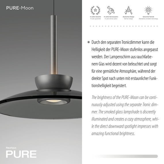Lampa Wisząca Paul Neuhaus Pure Moon 003902-034656