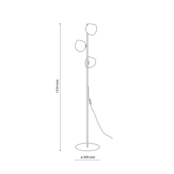 TK Lighting Lava 16150 Lampa Stojąca