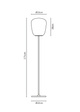 Lampa Podłogowa Fabbian LUMI Baka F07 C07 01
