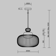 Lampa Wisząca Maytoni Levitation MOD376PL-01G
