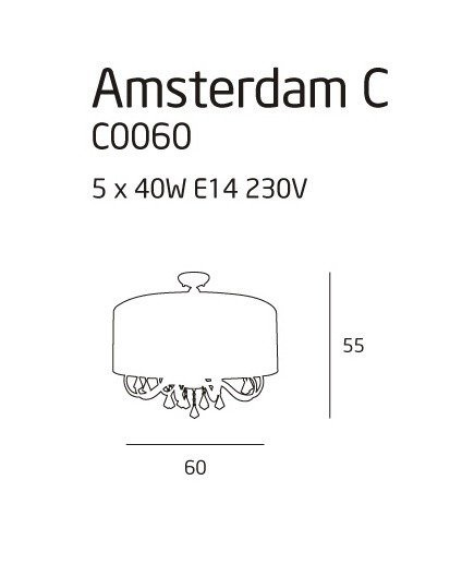 Plafoniera MaxLight AMSTERDAM C0060