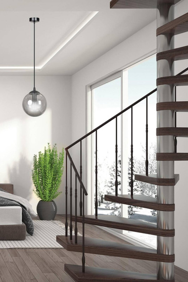 Zwis COSMO 1 BL GRAFIT czarny (712/1) - Emibig