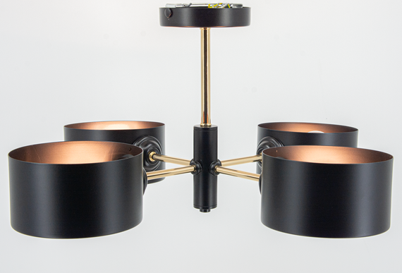 Lampa Wisząca Elem Vito 1097/4B BL TR