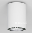 Cleoni Minimal Lampa Natynkowa Srebrny