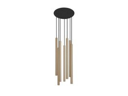 Lampa wisząca 8921 Nowodvorski Laser Mosiądz