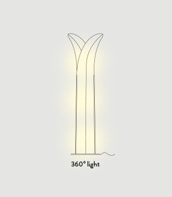 Lampa podłogowa Slamp Las Palmas XL