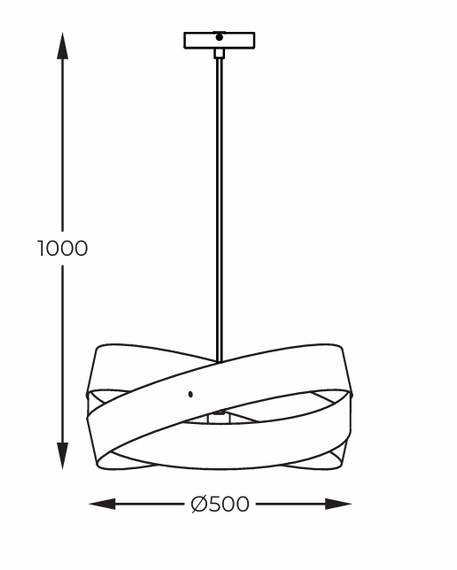 Zuma Line 1142 Tornado 50cm Żyrandol