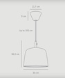 Nordlux 2220123003 Lampa wisząca Norbi 30